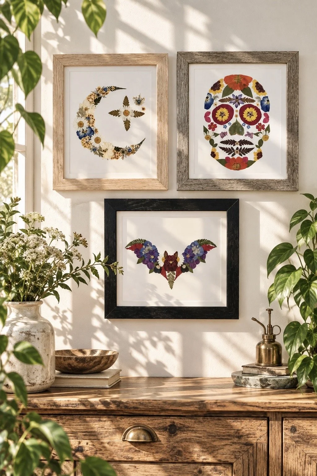 Pressed Flower Art Workshop - Spooky Season - October 17th