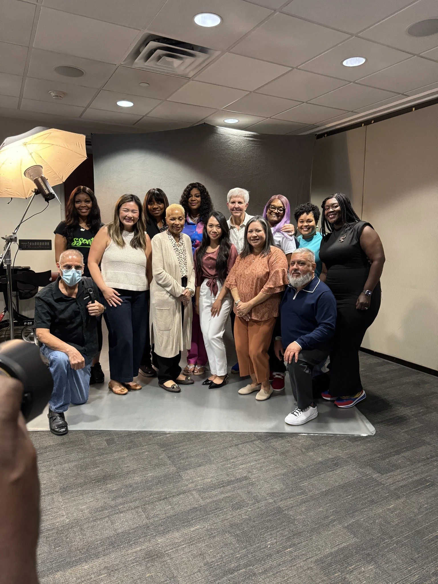 Methodist Hospital Heart and Lung Transplant Support Group at 2nd Wind’s first makeover and photo shoot.