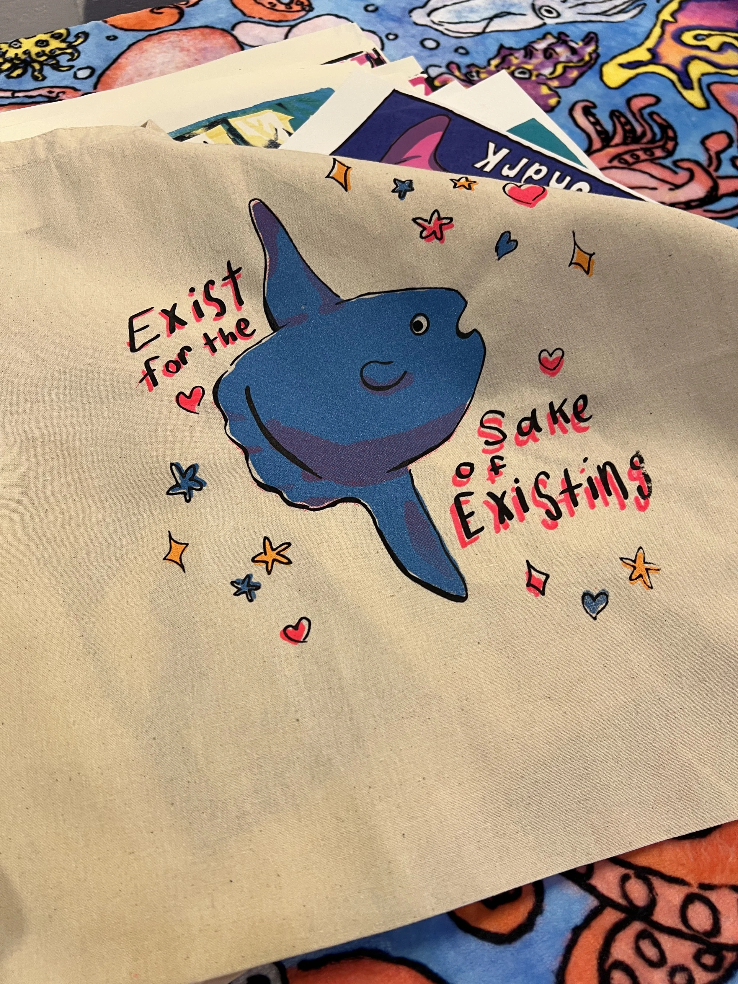 Sunfish Tote,
Screenprint,
2025