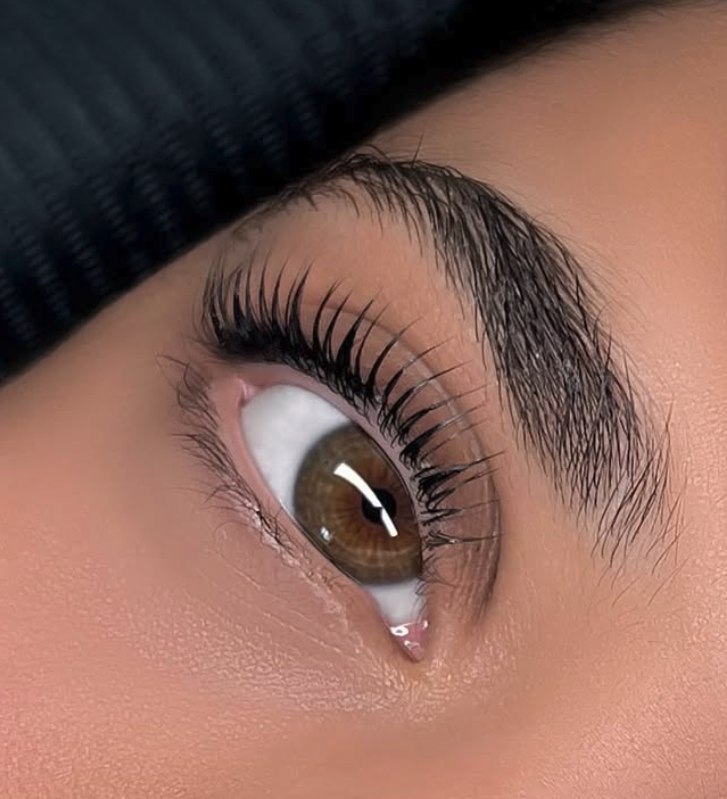 Professional lash extension result at The Beauté Emporium Haus in Brownsville TX