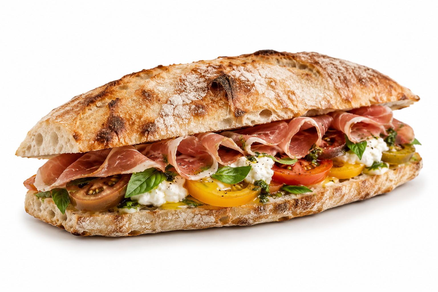 BURRATA E PROSCIUTTO Sandwich