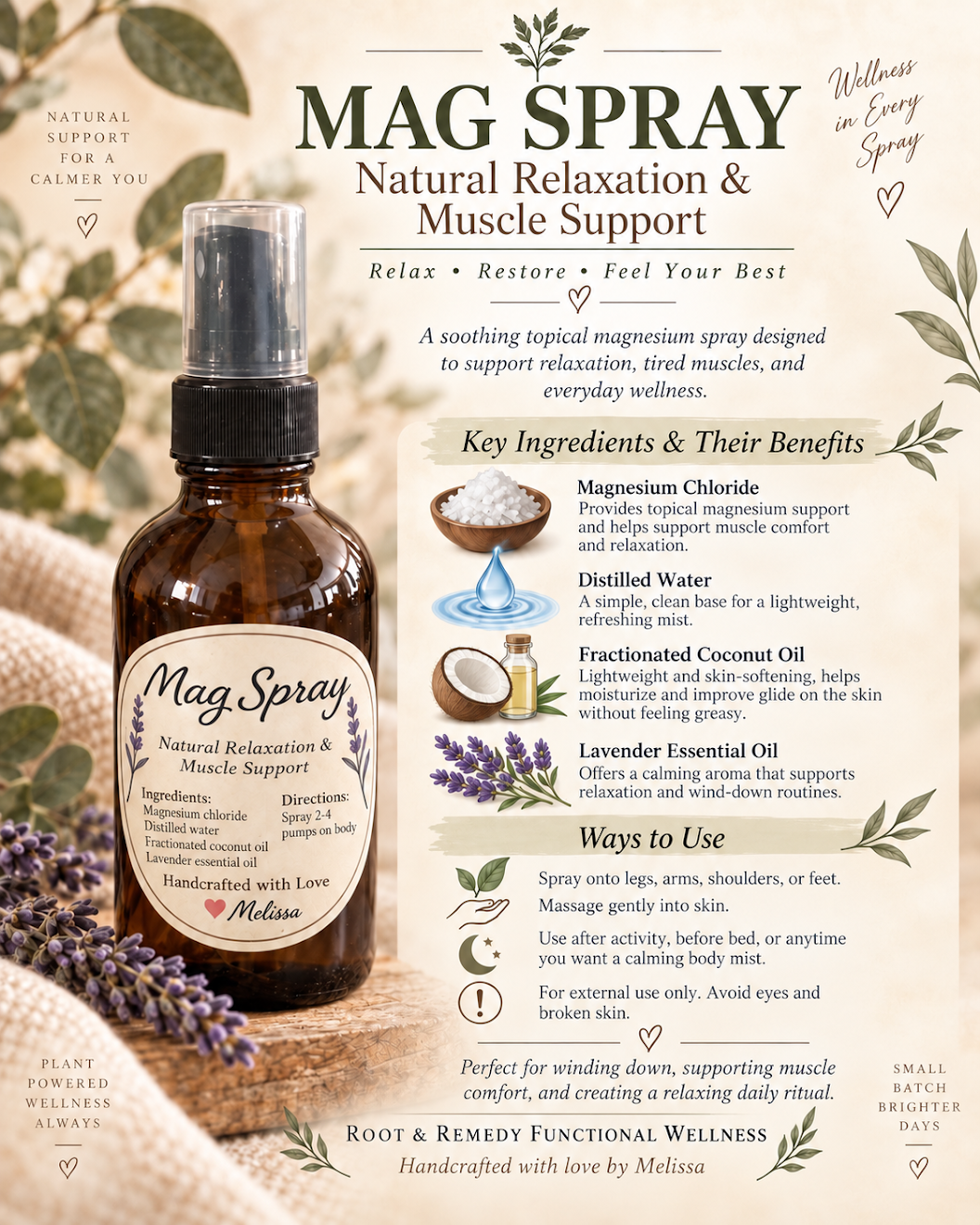 Magnesium Spray 4 oz.