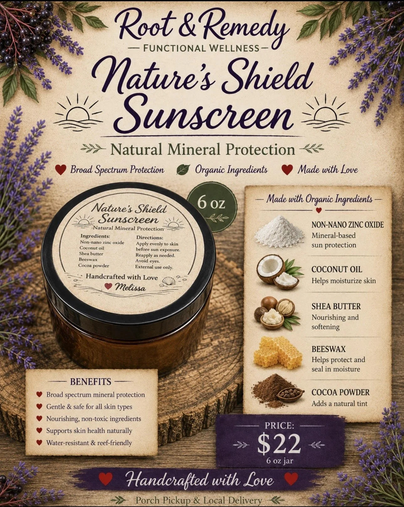 Nature's Shield Sunscreen