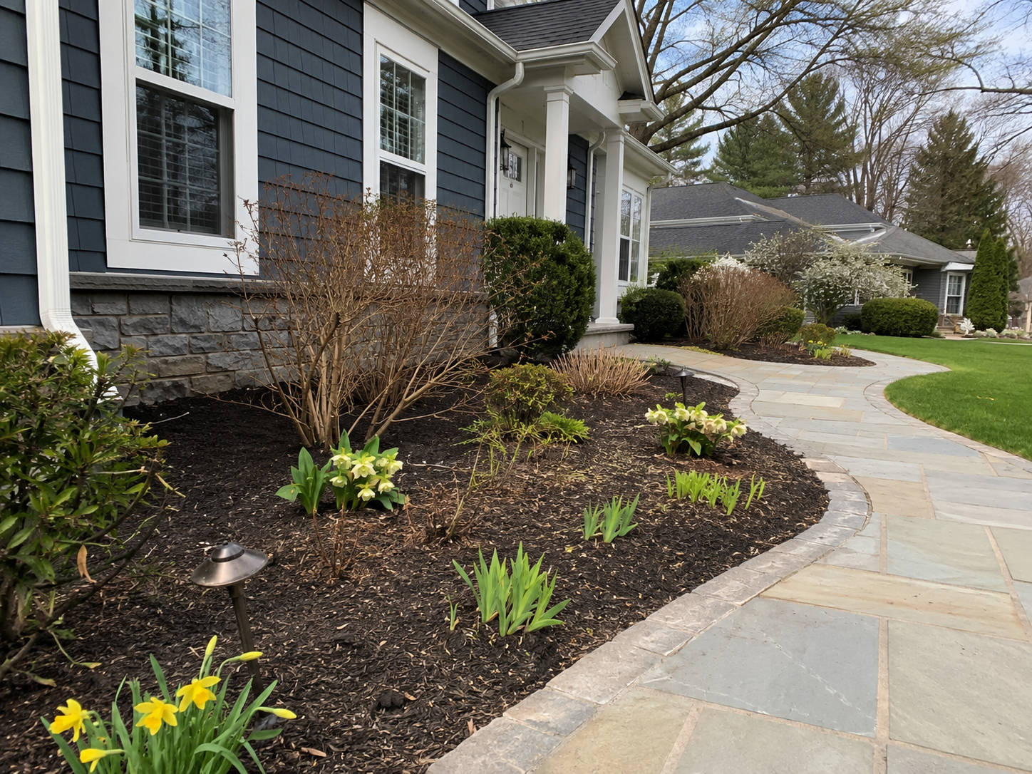 Klayman Landscapes spring reset garden bed cleanup and seasonal maintenance