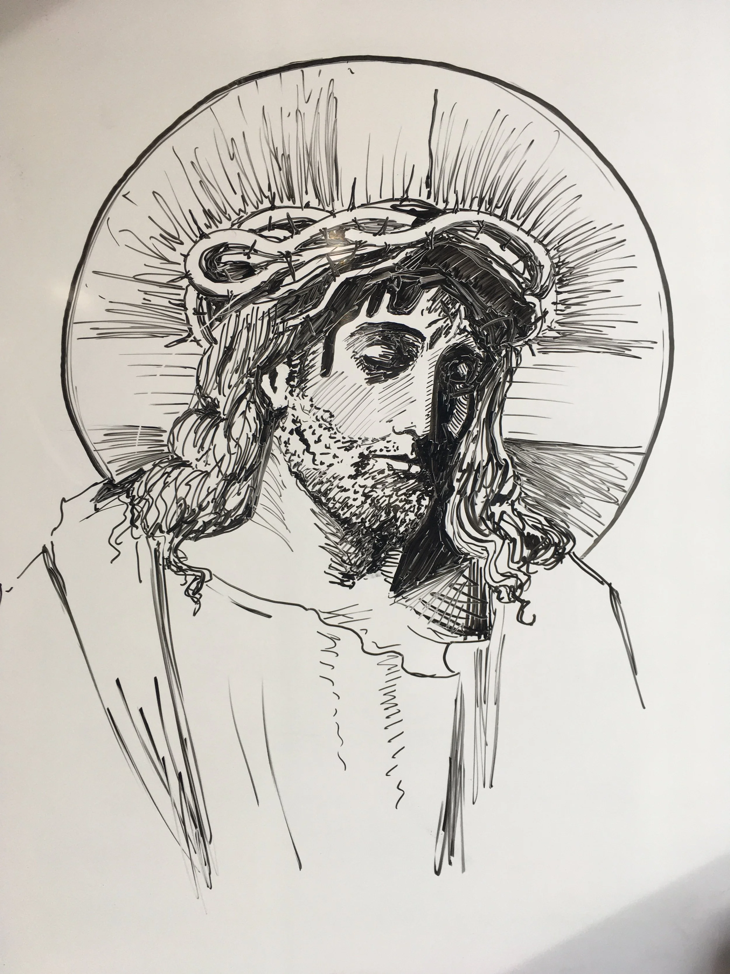 A drawing I did on Good Friday, 2022