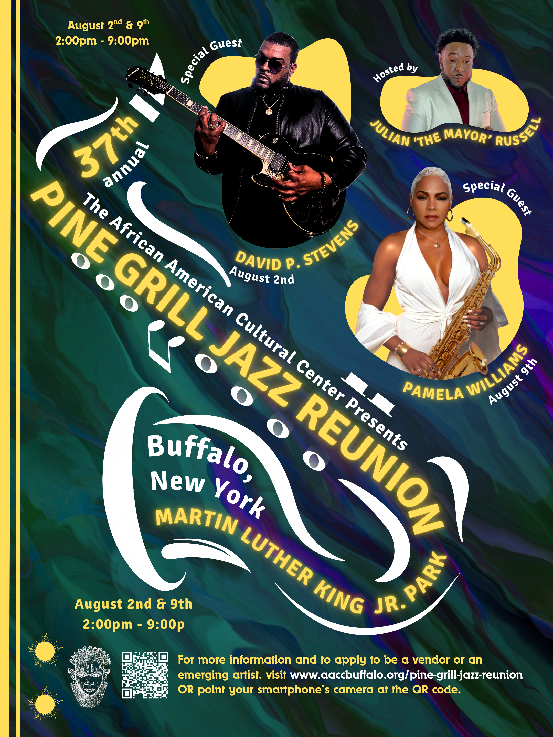 The African American Cultural Center of Buffalo Celebrates the 37th Annual Pine Grill Jazz Reunion with Two Sundays of Free Music, Culture, and Community