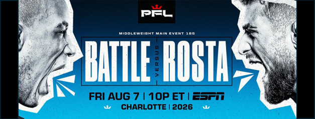 Middleweight Matchups Headline PFL's Return to Charlotte on August 7