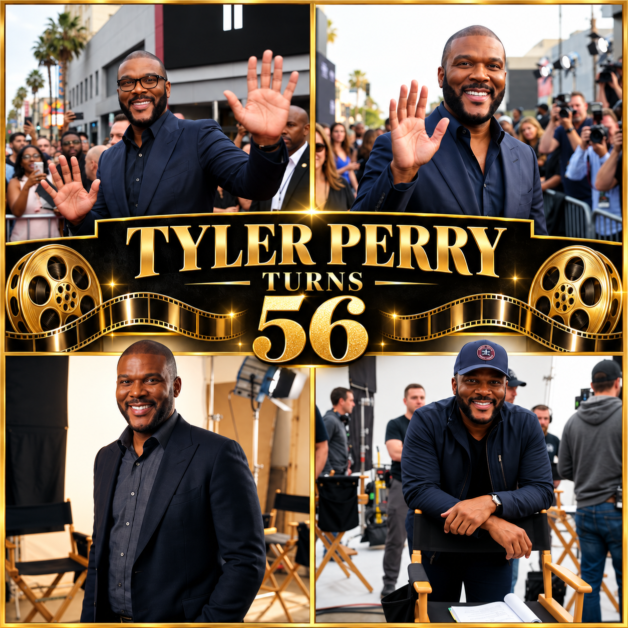 🎬 Tyler Perry Turns 56: Celebrating a Hollywood Trailblazer