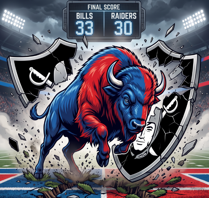 Buffalo Bills Edge Out Las Vegas Raiders in Thrilling 33–30 Victory
