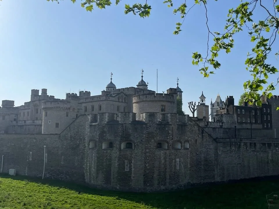 Exterior Photograph of the Tower of London in England