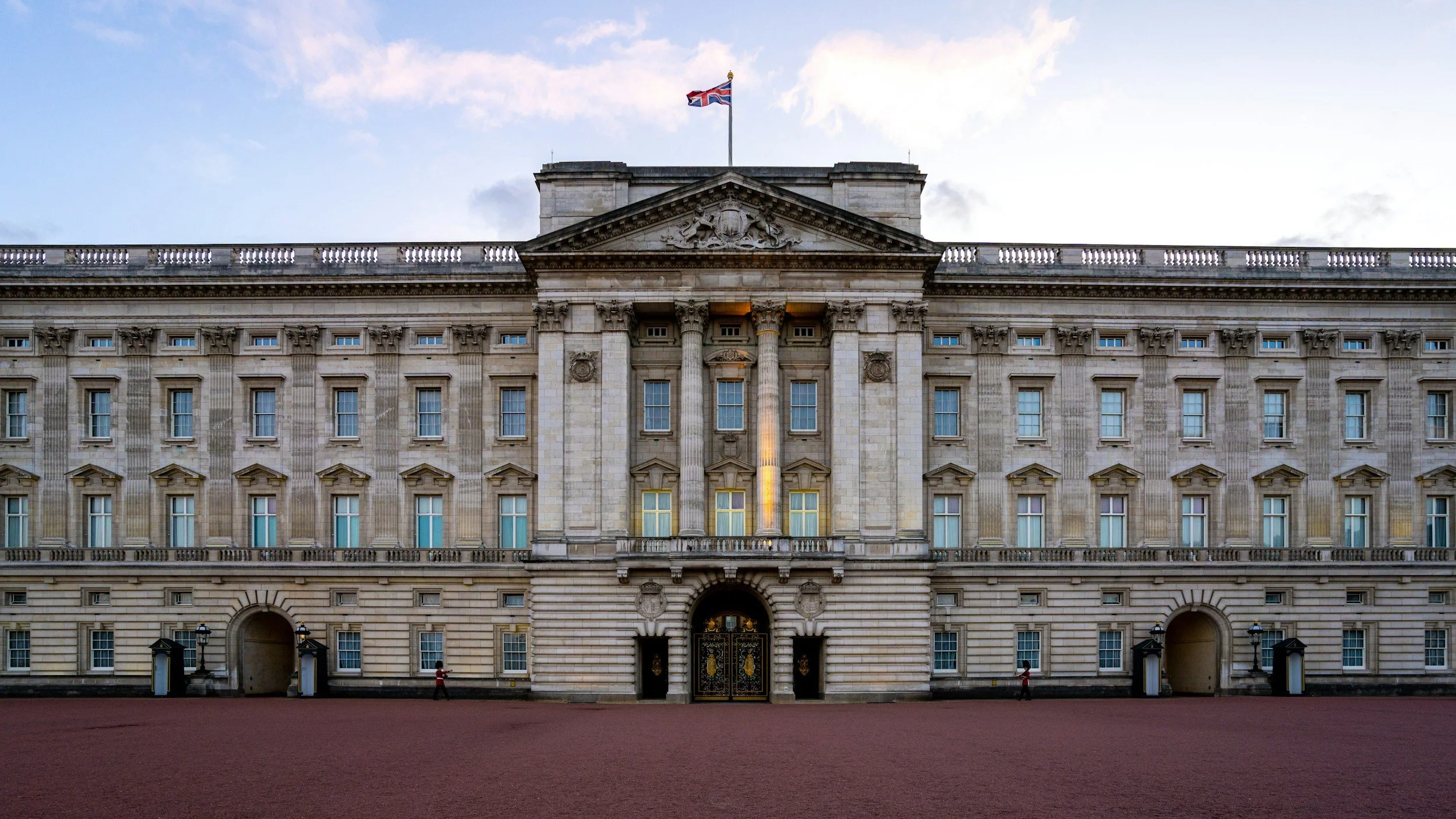 Buckingham Palace exterior stock image