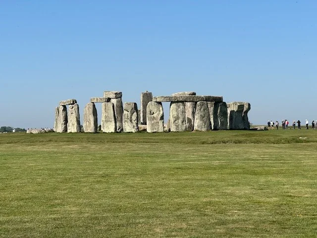 Image of Stonehenge on a sunny day with clear skies