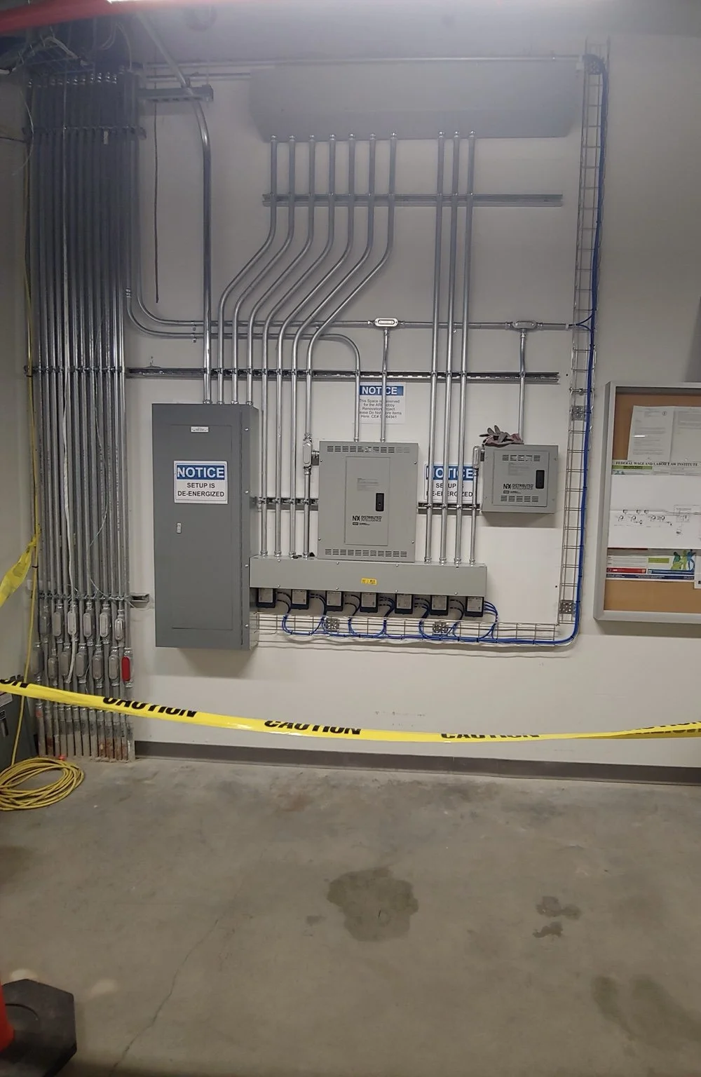 Commercial electrical conduit installation completed by Source Electric in Rhode Island