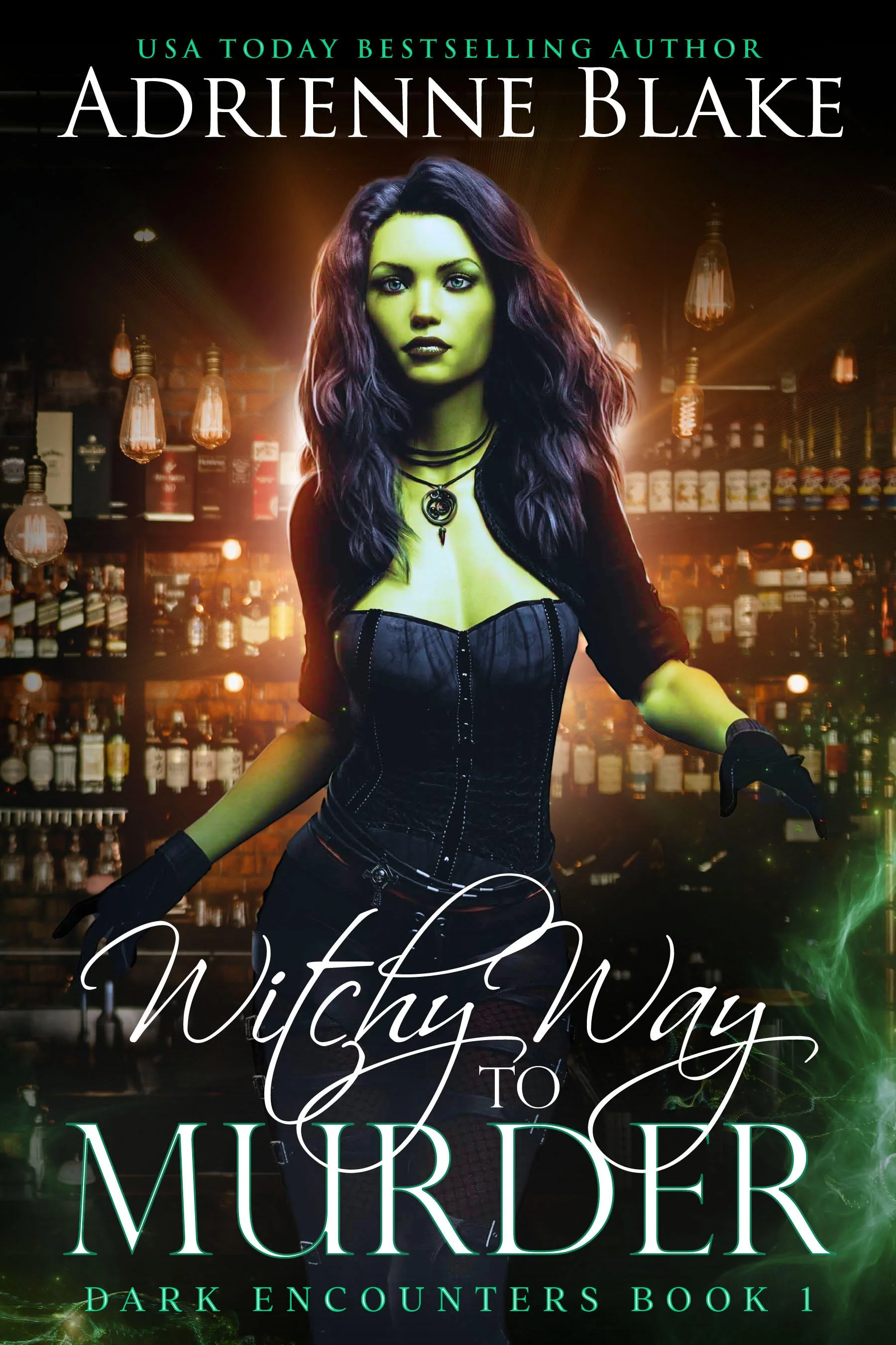 Witchy Way to Murder Book Cover Paranormal Cozy Mystery