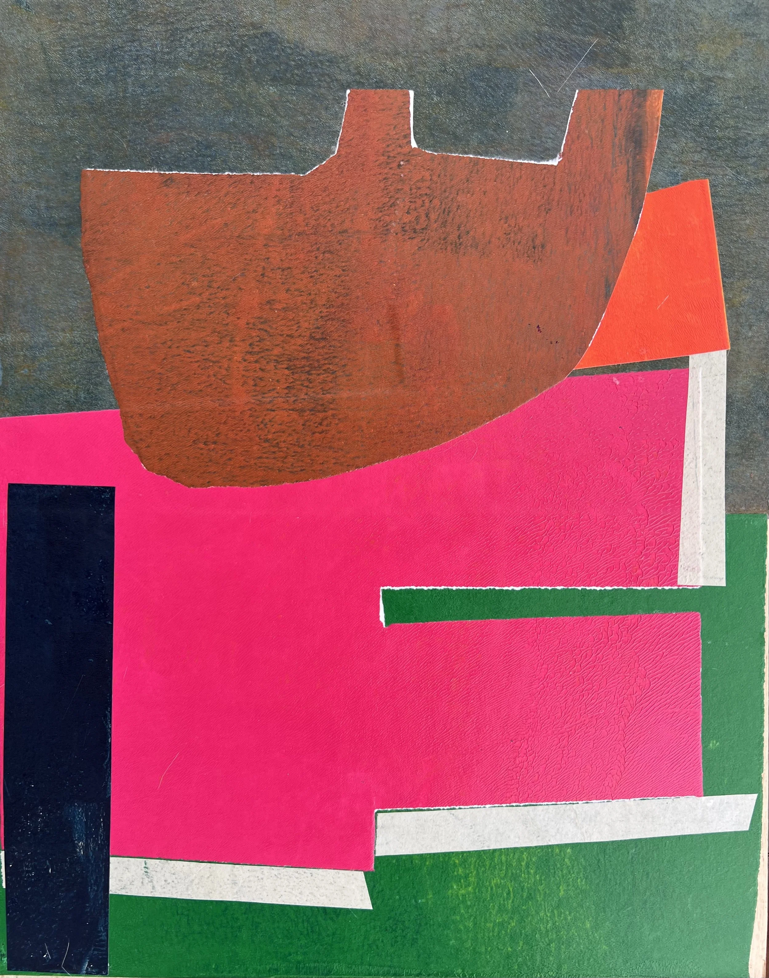 No. 11. 
Paper and acrylic on panel
11” x 14”
$200