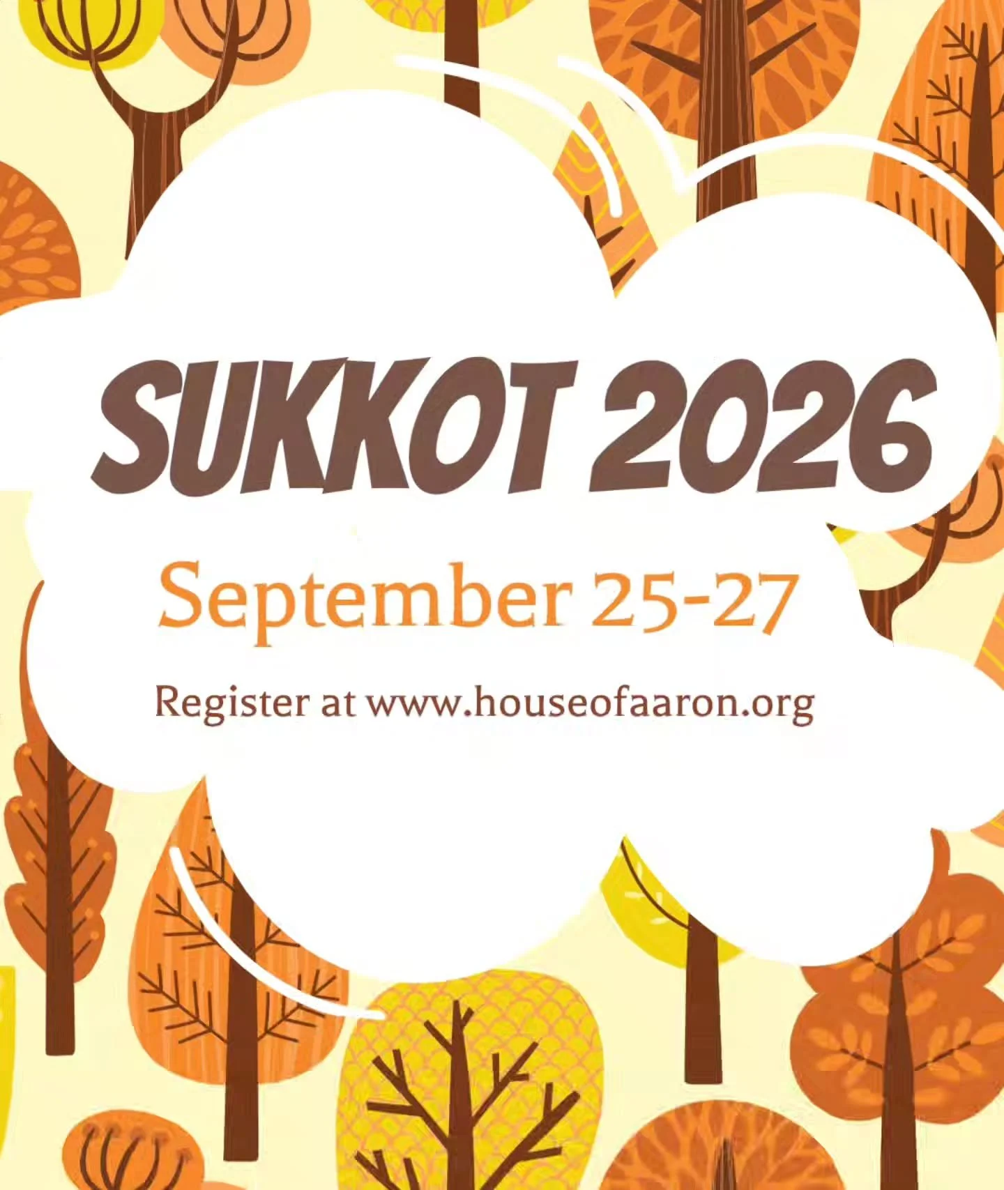 House of Aaron Sukkot Weekend Celebration!
September 25-27, 2026
www.houseofaaron.org