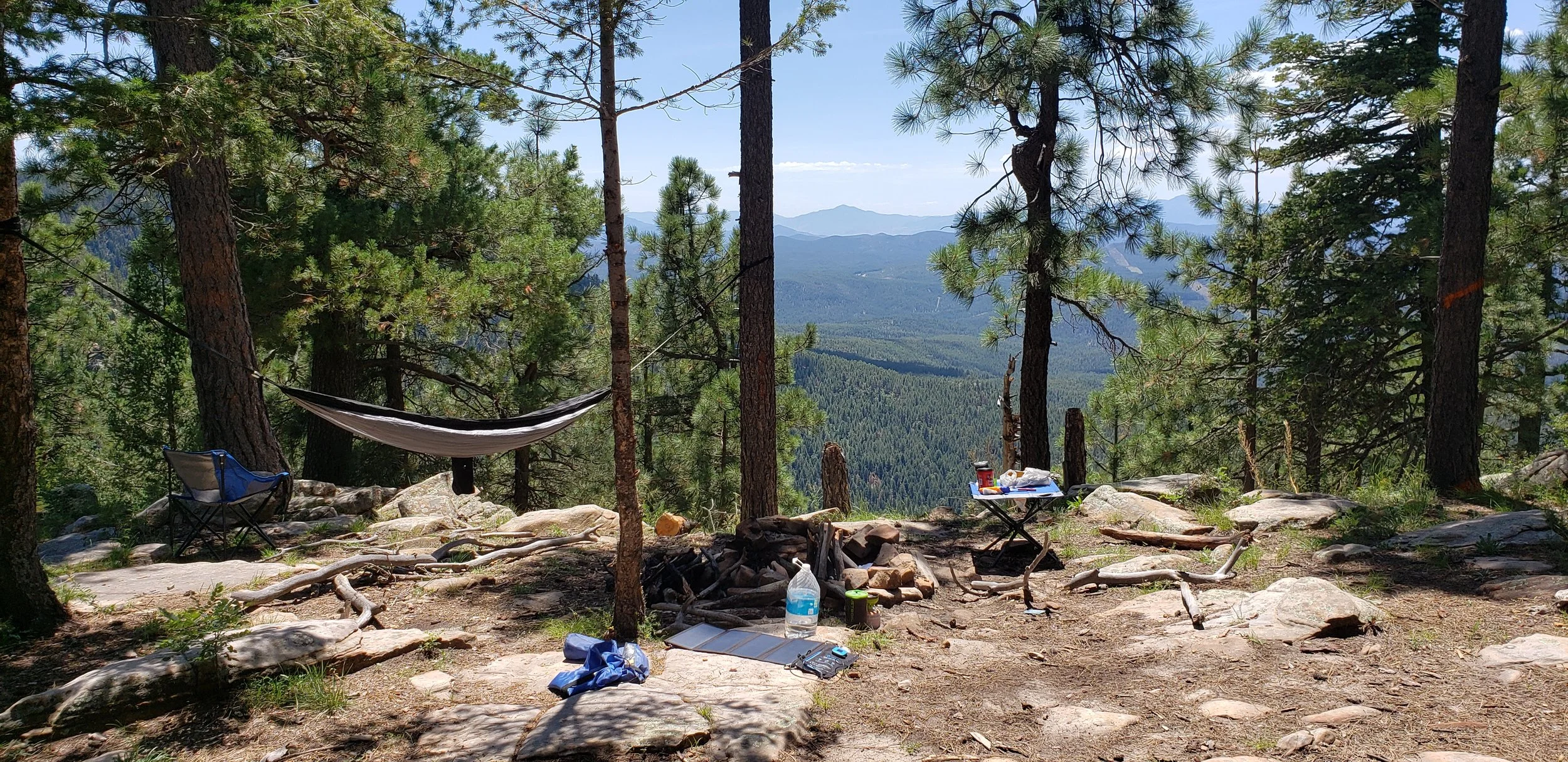 Camping on the Mogollon rim