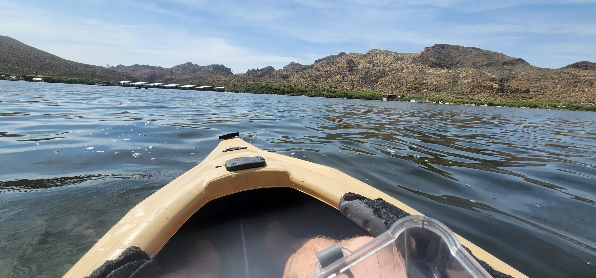 Kayaking on Canyon Lake