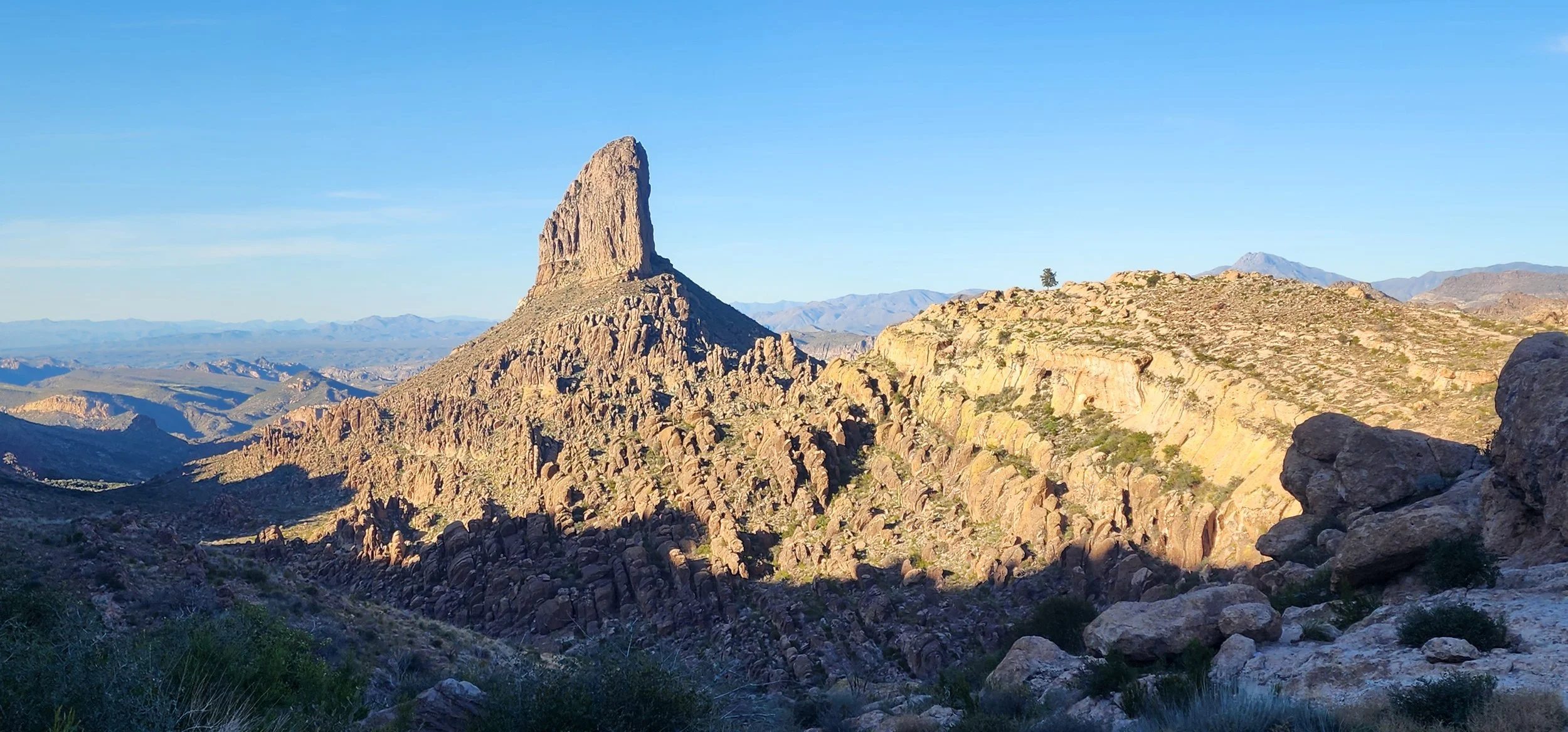 From Canyon lake to camp near Lone tree lookout / March 13, 2027