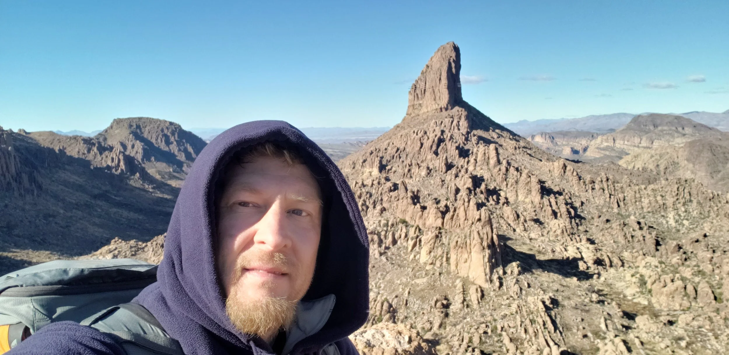 Weavers Needle at Lone Tree