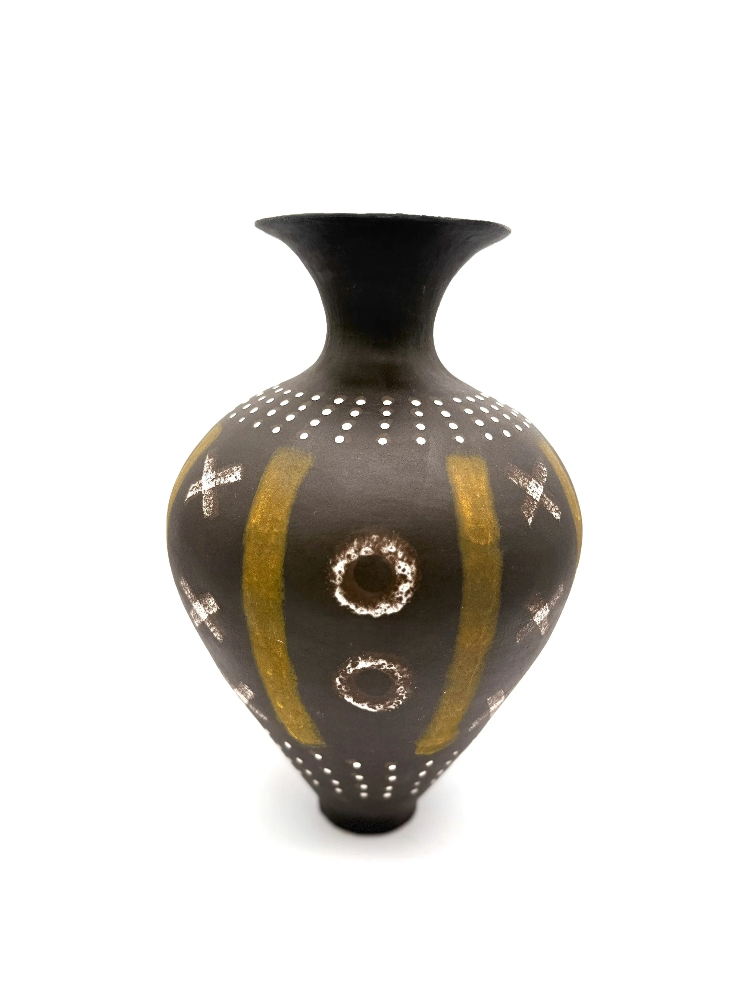 Black Stoneware, 
H38cm x W26.5cm x D26.5cm. 2025