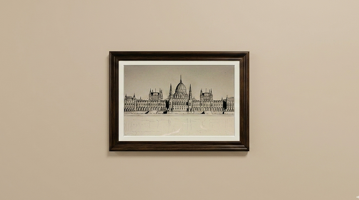 Schets Budapest Parlement
