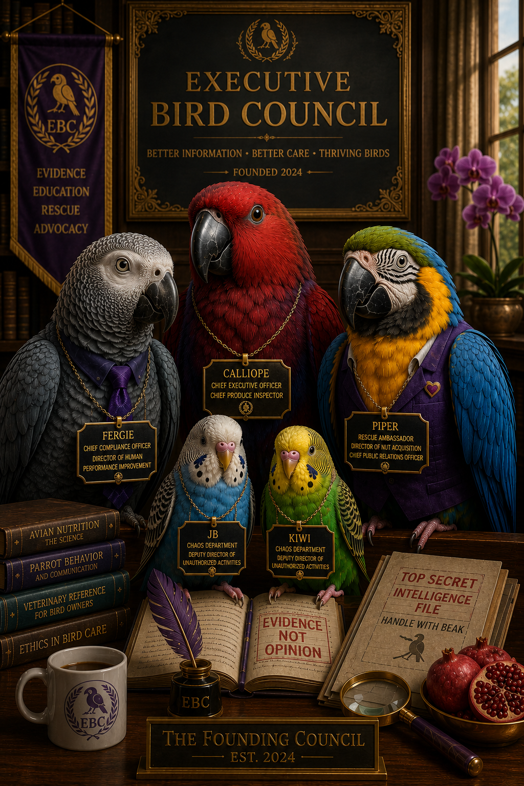Executive Bird Council Portrait