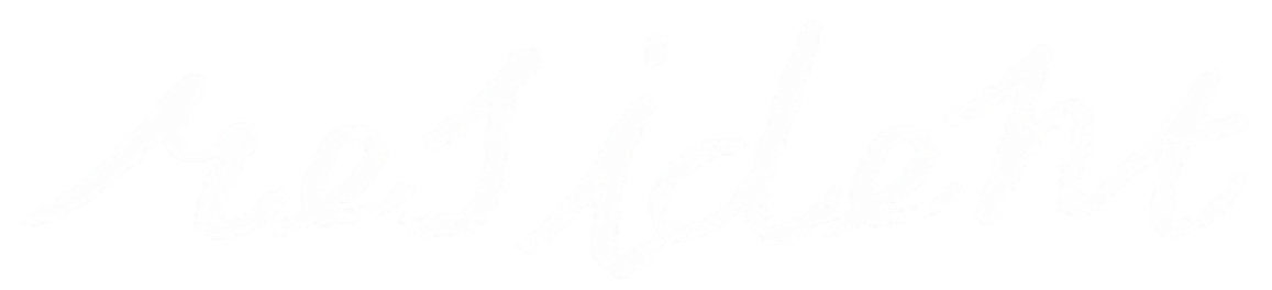 White handwritten cursive text that says 'residence' on a transparent background.