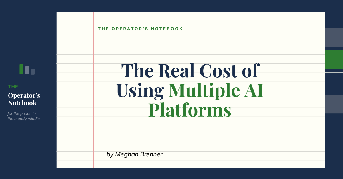 The Real Cost of Using Multiple AI Platforms