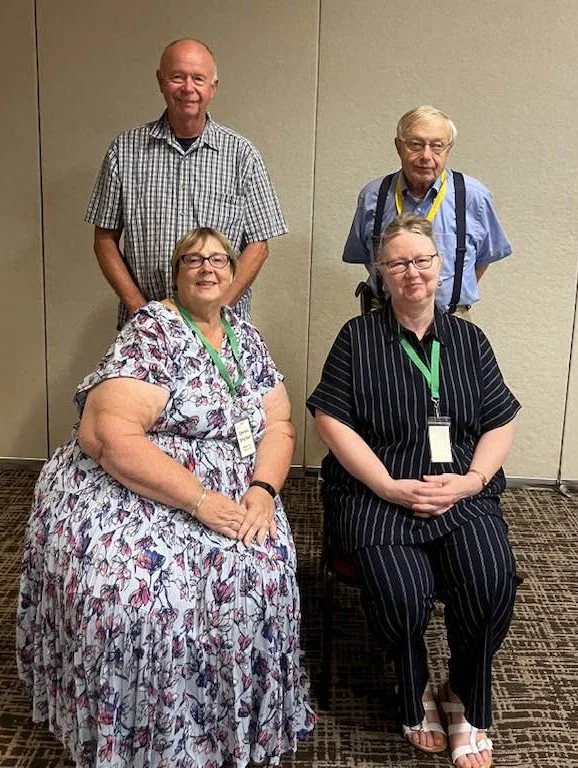Couples married the longest:
Ed and Donna Stalker
Louis and Marilyn Huntley
Both couples married on the same day. One couple married at 1:00 and one couple married at 3:00. Considering the time zone change, they both married at the same time!