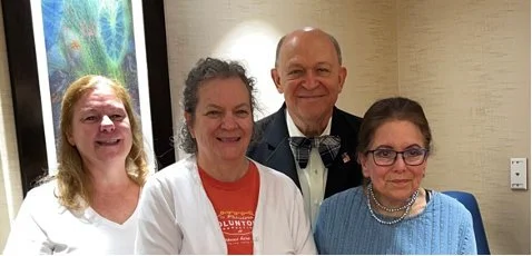 Past Presidents: Lori Huntley, Casey Zahn, Herb Hartman, and Myra Jo Aguilera