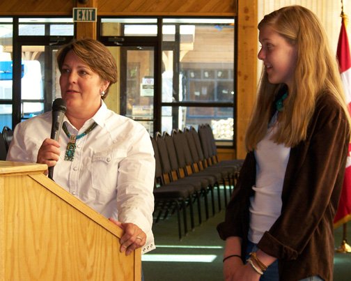 Chet’s niece Kristin and her daughter, Kelly