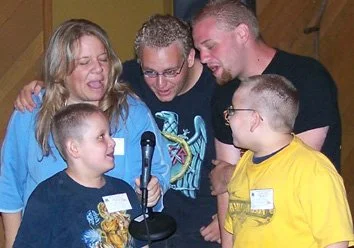 Diane and sons sing Follow the Yellow Brick Road and the Meow Symphony!
