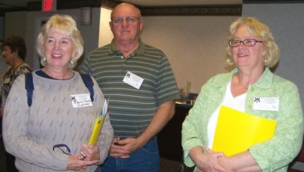 Marcia Maloney and Jim and Pat Strickland stopped in to visit with their Huntley relatives on their way up the coast!