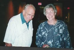 Our hosts, David and Joyce Huntley