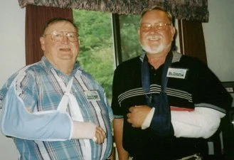 Ralph Green and Ray Raser show how tough Huntleys can be!