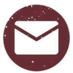 Icon of an envelope inside a circle, representing email or messaging