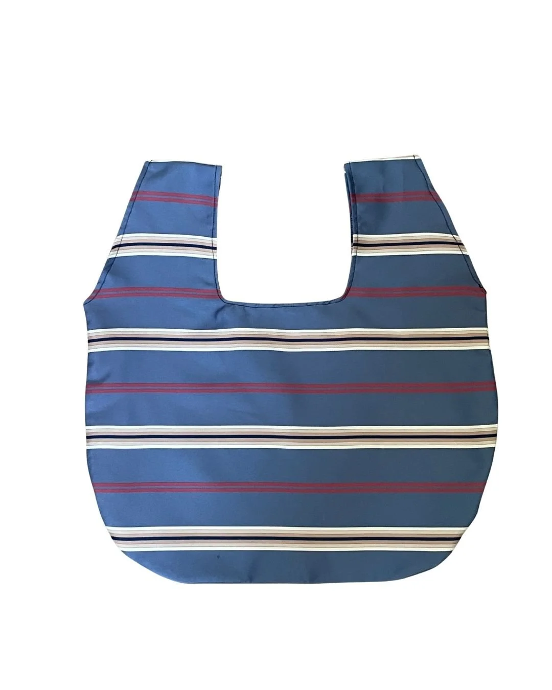 Silk Striped Knot Wrist Satchel