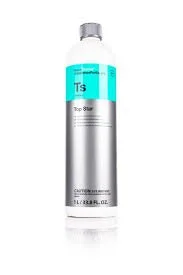 Bottle of Top Stock Ts dental impression material in a silver and blue container