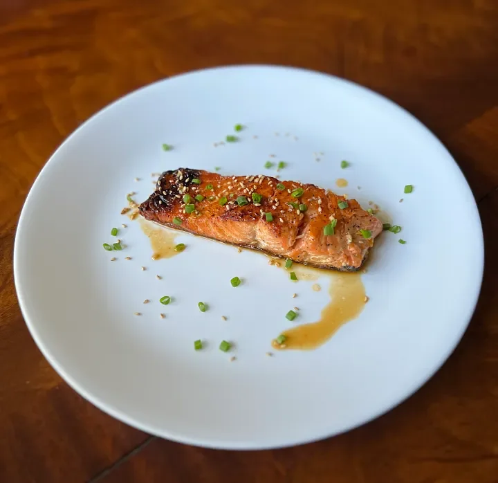 Pan-Seared Maple Glazed Salmon