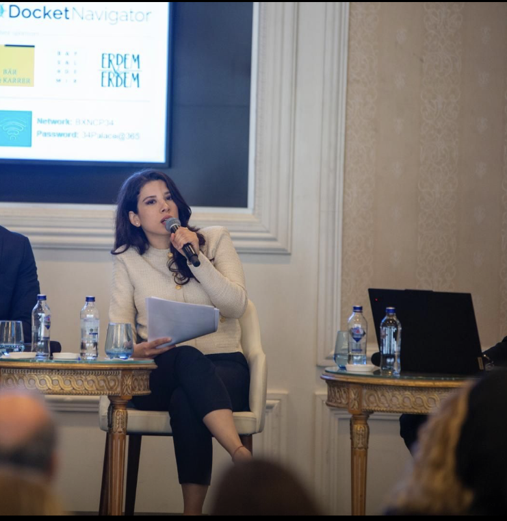 Sila Uysal at GAR Live Istanbul discussing why experience in both transactions and disputes provides a unique advantage in managing risk throughout the lifecycle of major projects.