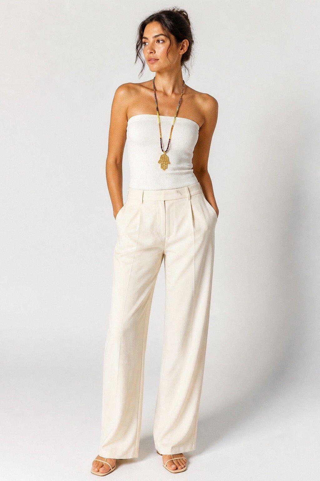 Colorful Hemsa Necklace on Model.JPG