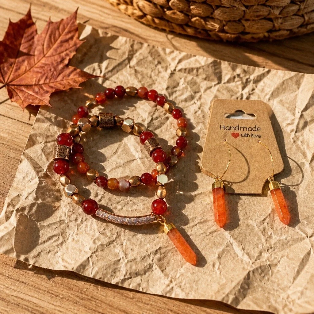 Autumn Radiance Handmade Jewelry Set