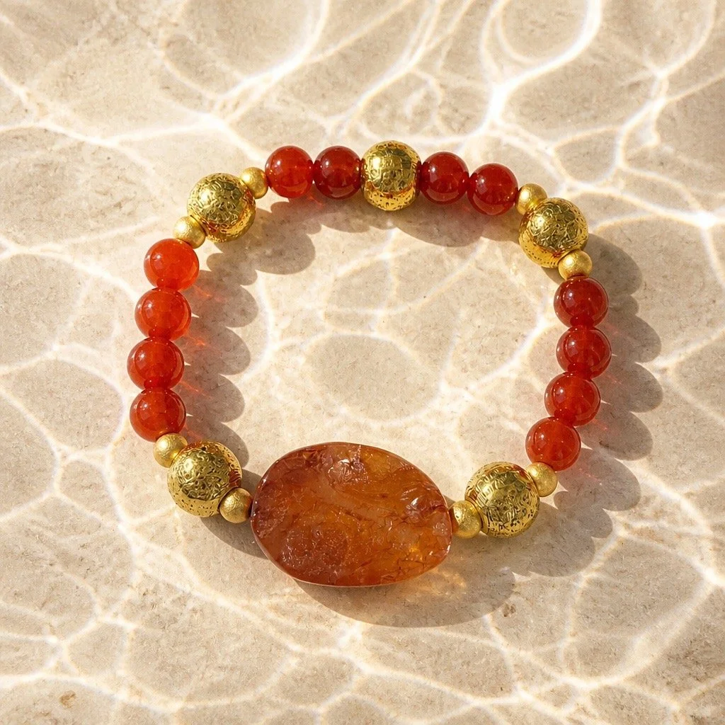 Carnelian Elegance Bracelet