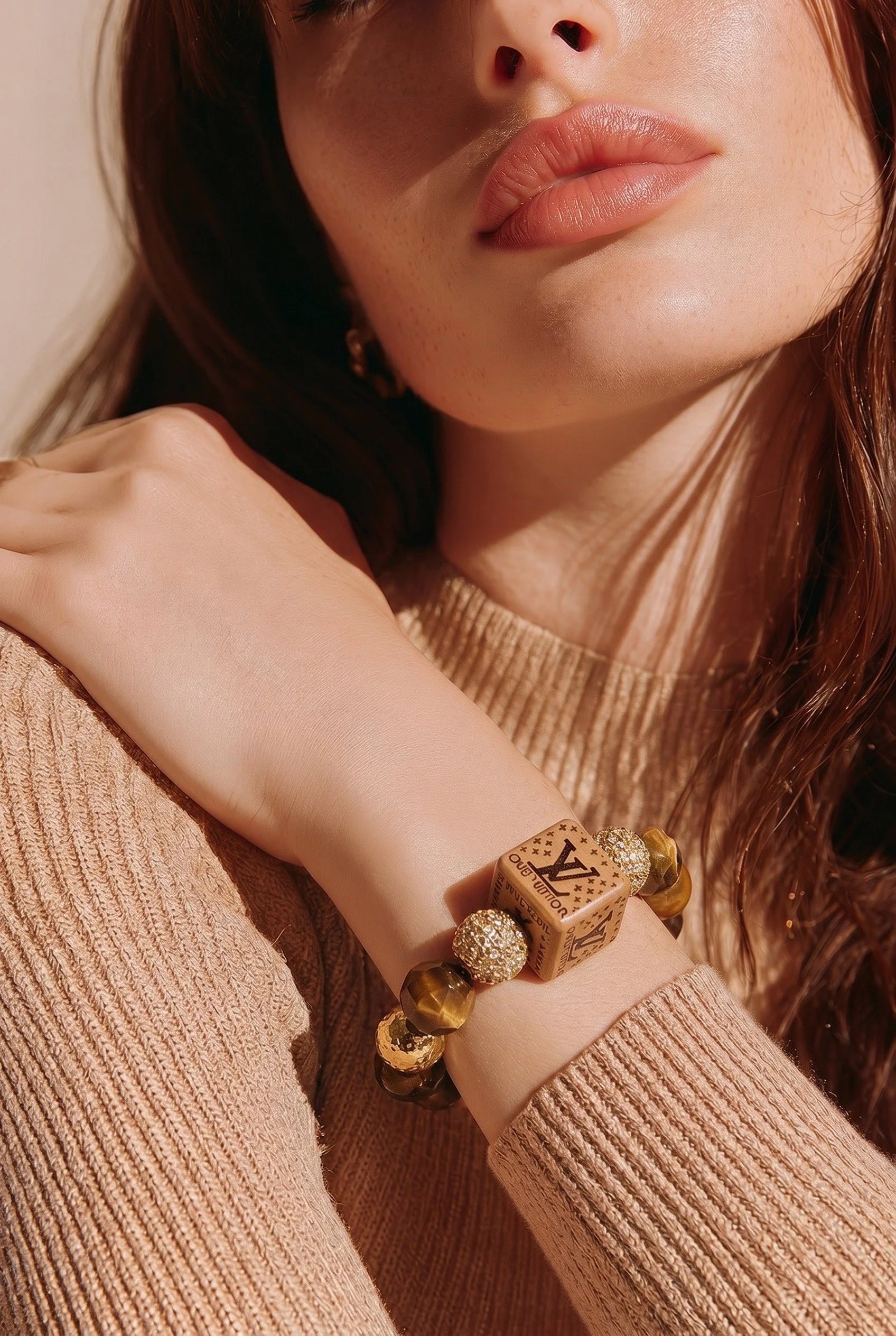Brown and Gold LV Model.JPG