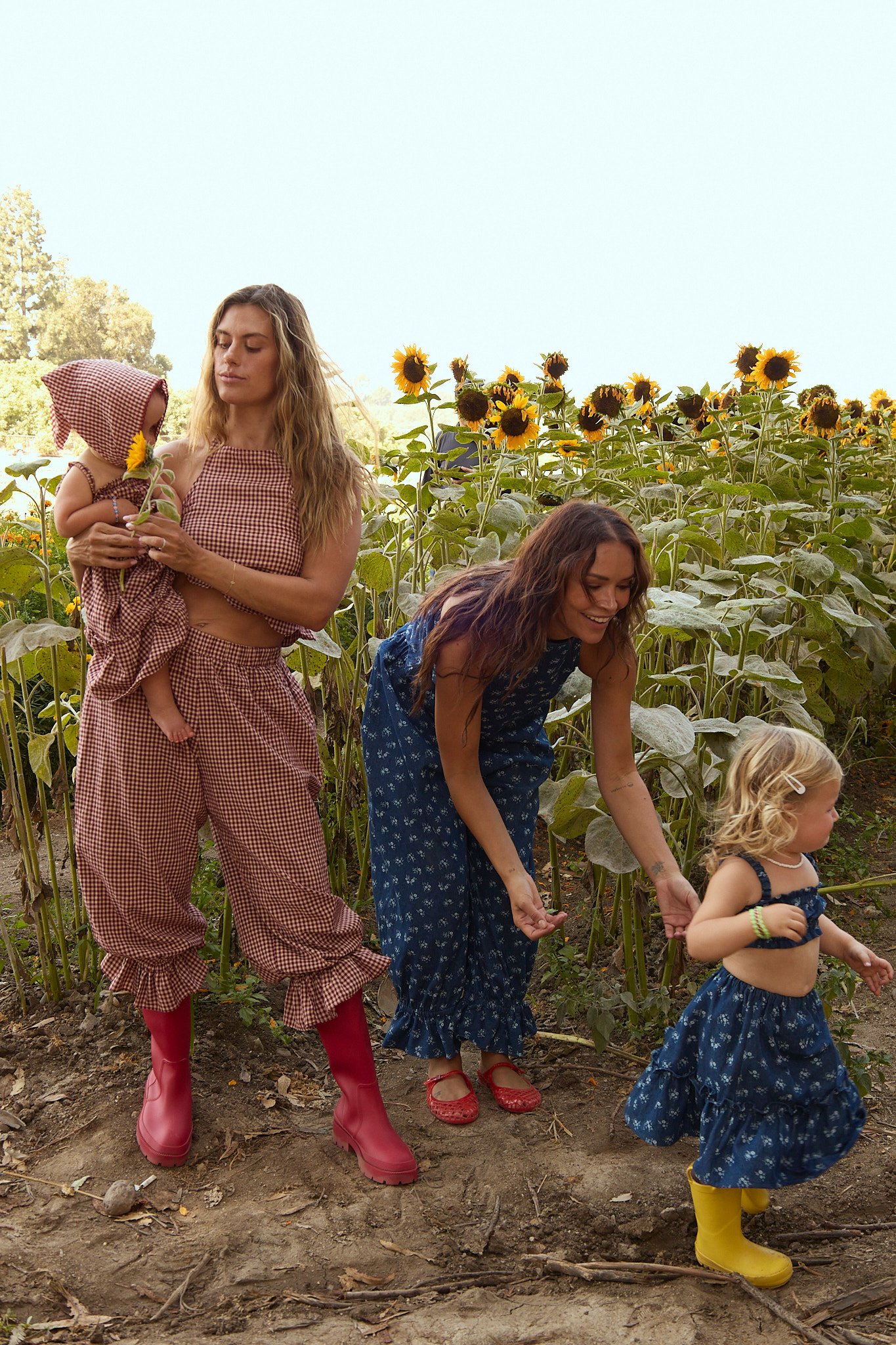 Harvest Gingham Women's Pant Set