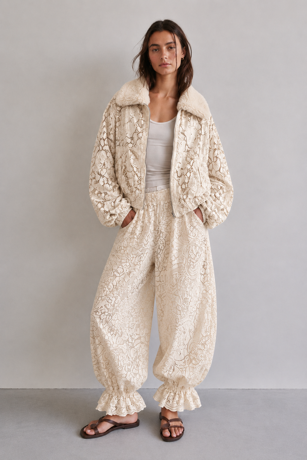 The Oversized Lace Bomber / Camp Jacket (Pre-Order)