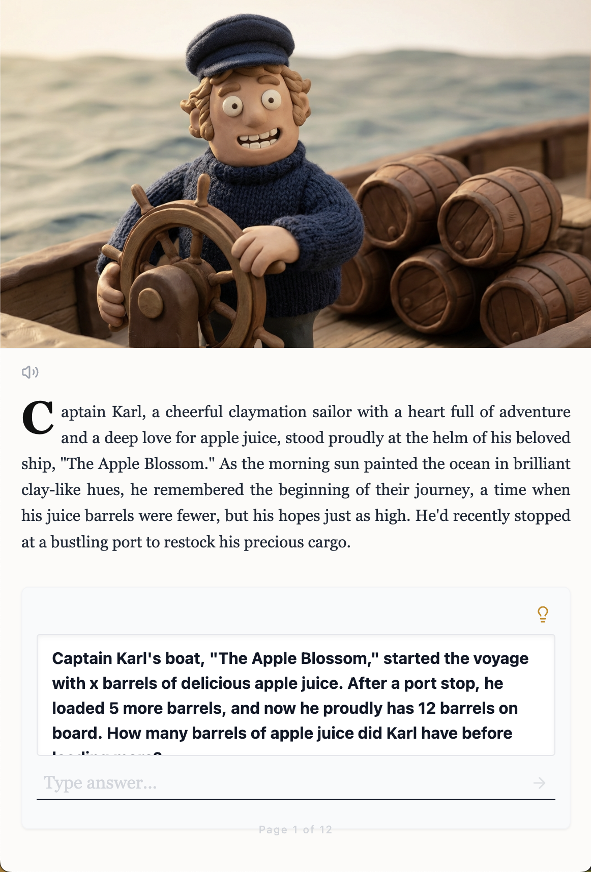 HERU, an AI-powered educational platform concept created by Karl Haddad to help children learn through storytelling.