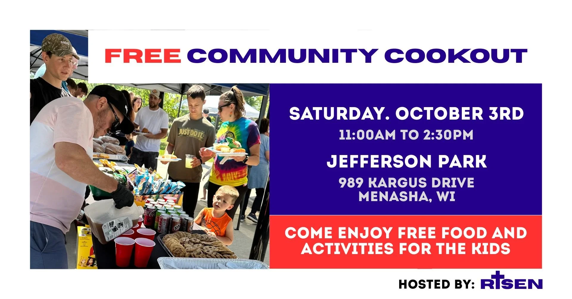 Community Cookout - October 3rd, 2026