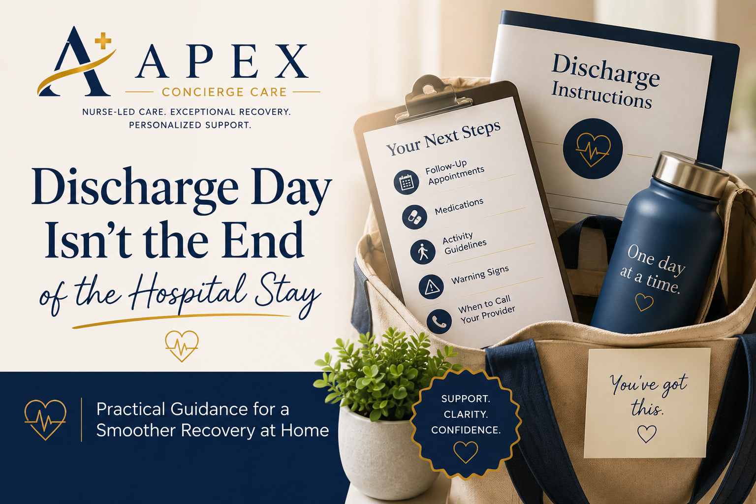 Discharge Day Isn't the End of the Hospital Stay